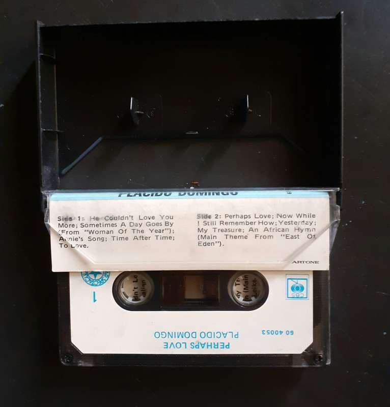 Placido Domingo - Perhaps Love Cassette Tape