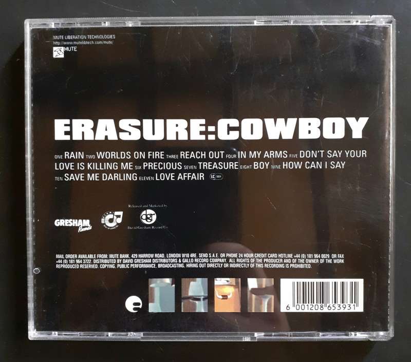 Erasure - Cowboy (CD)