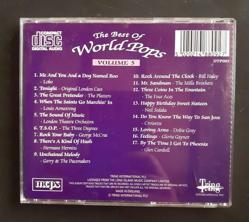 The Best of World Pops Volume 5 (CD)