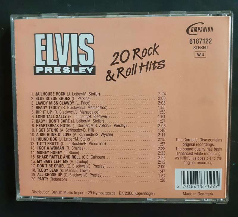 Elvis Presley 20 Rock & Roll Hits (CD)