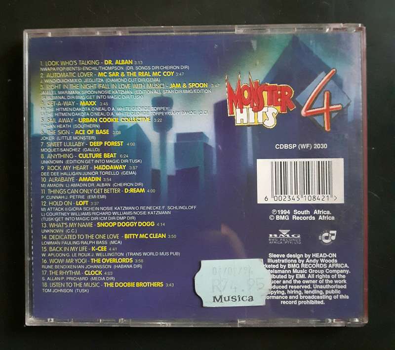 Monster Hits 4 (CD)