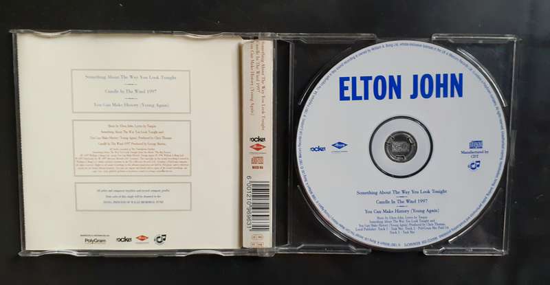 Elton John - Something About The Way You Look Tonight / Candle In The Wind 1997 (CD Single)