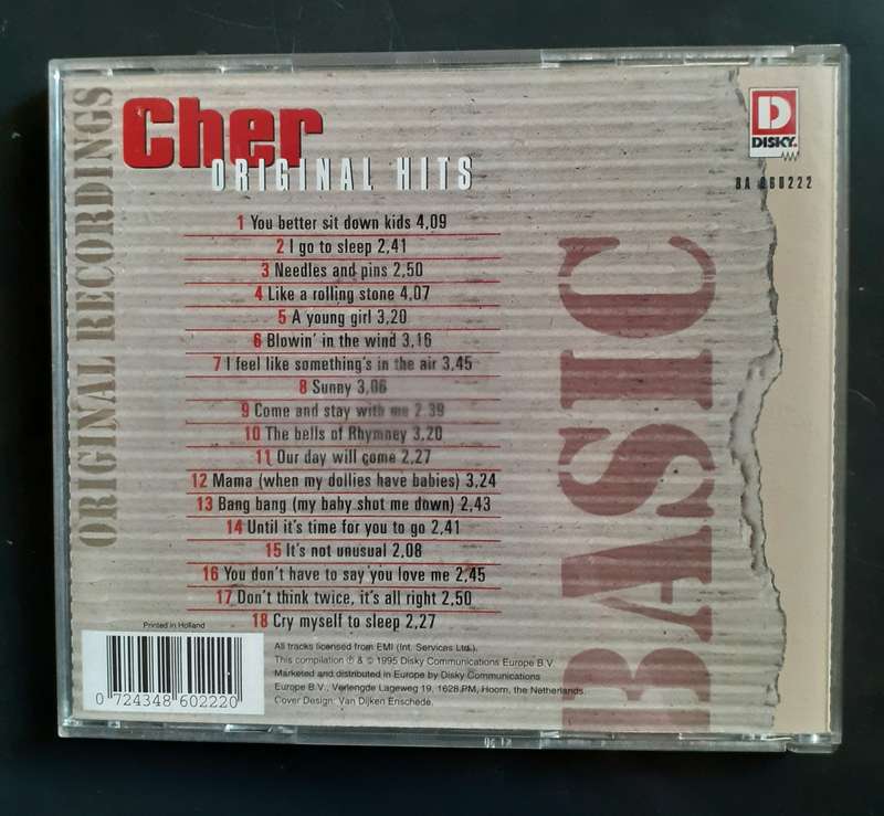 Cher Original Hits (CD)