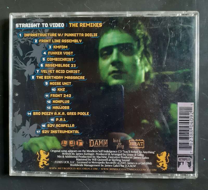 Mindless Self Indulgence - Straight To Video: The Remixes (CD)