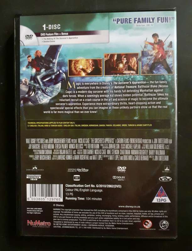 The Sorcerers Apprentice - Nicolas Cage & Jay Baruchel (DVD)