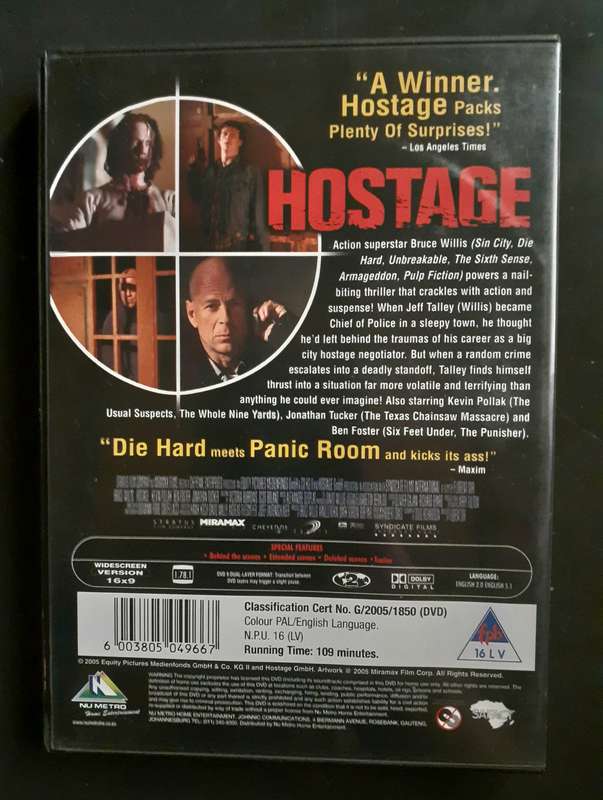 Hostage - Bruce Willis (DVD)