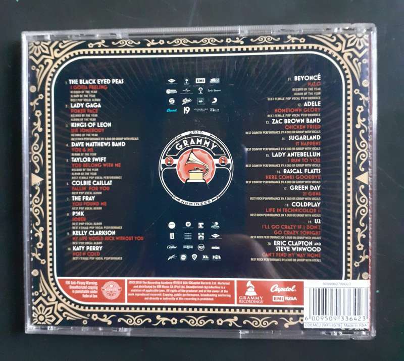 2010 Grammy Nominees  (CD)