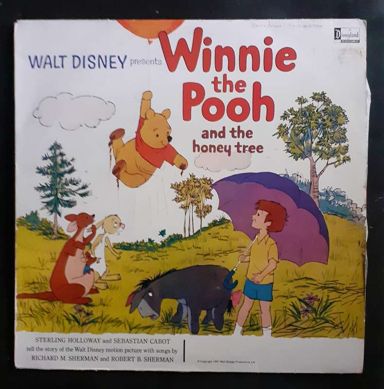 Walt Disney Presents Winnie The Pooh and The Honey Tree LP Vinyl Record