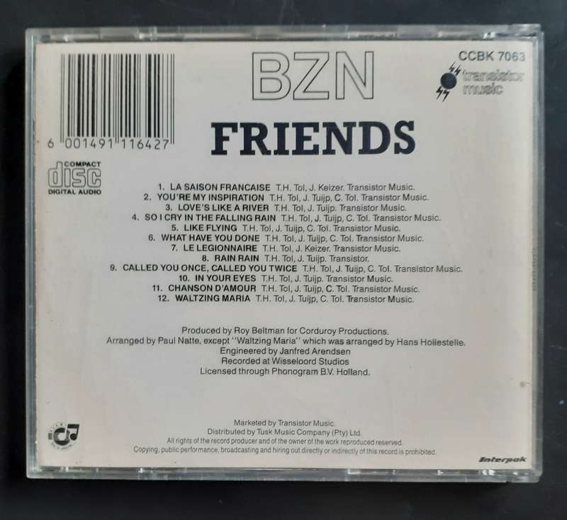 BZN - Friends (CD)