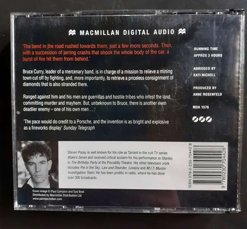 The Dark of The Sun by Wilbur Smith Read by Steven Pacey - Audio Book (3 CD Set)