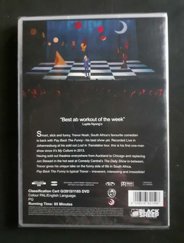 Trevor Noah - Pay Back The Funny (DVD) (New & Sealed)