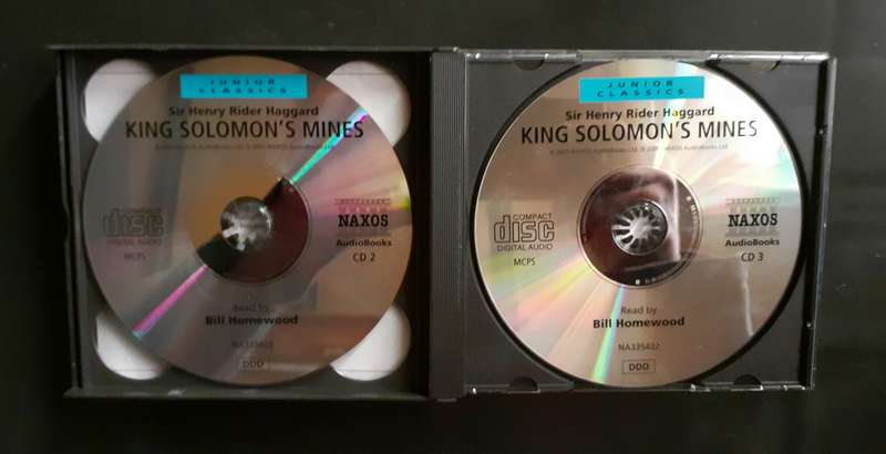 King Solomons Mines by Sir Henry Rider Haggard Read by Bill Homewood - Audio Book (3 CD Set)