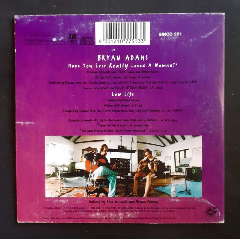 Bryan Adams - Have You Ever Really Loved A Woman? (CD Single)