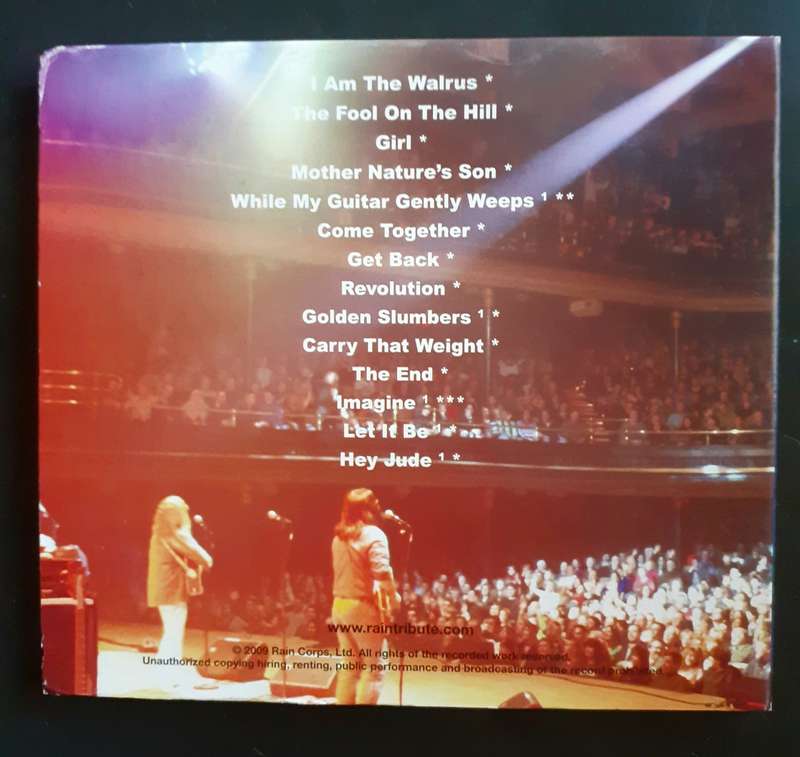 Rain (Tribute to The Beatles) - Live Two (CD)