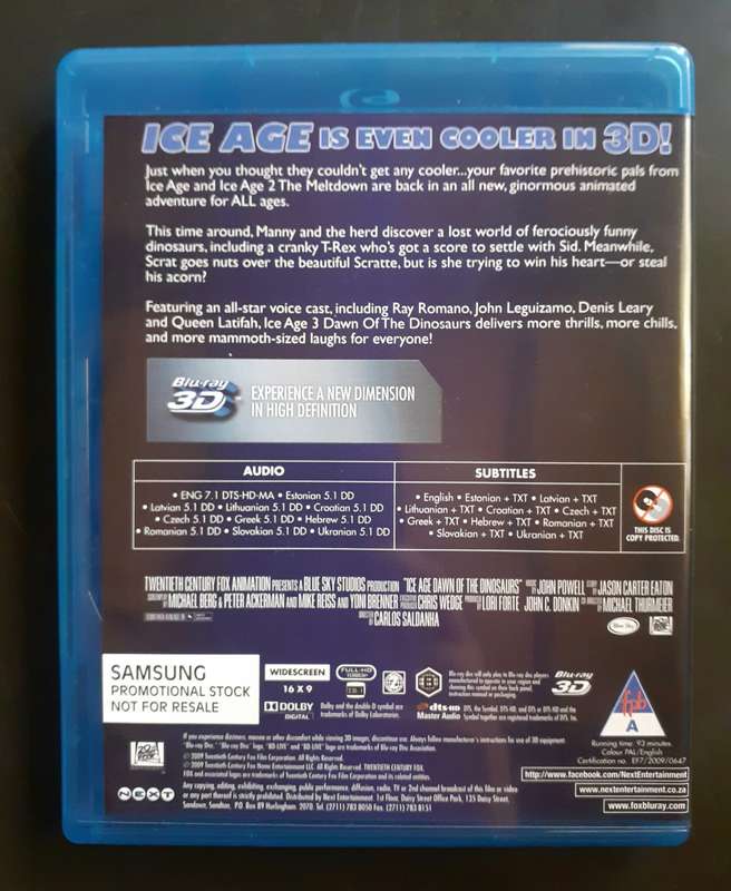 Ice Age 3 - Dawn of The Dinosaurs (Blu-ray 3D)