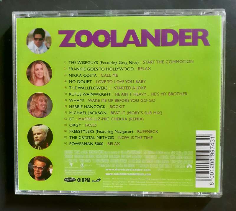 Zoolander (Music From The Motion Picture) (CD)