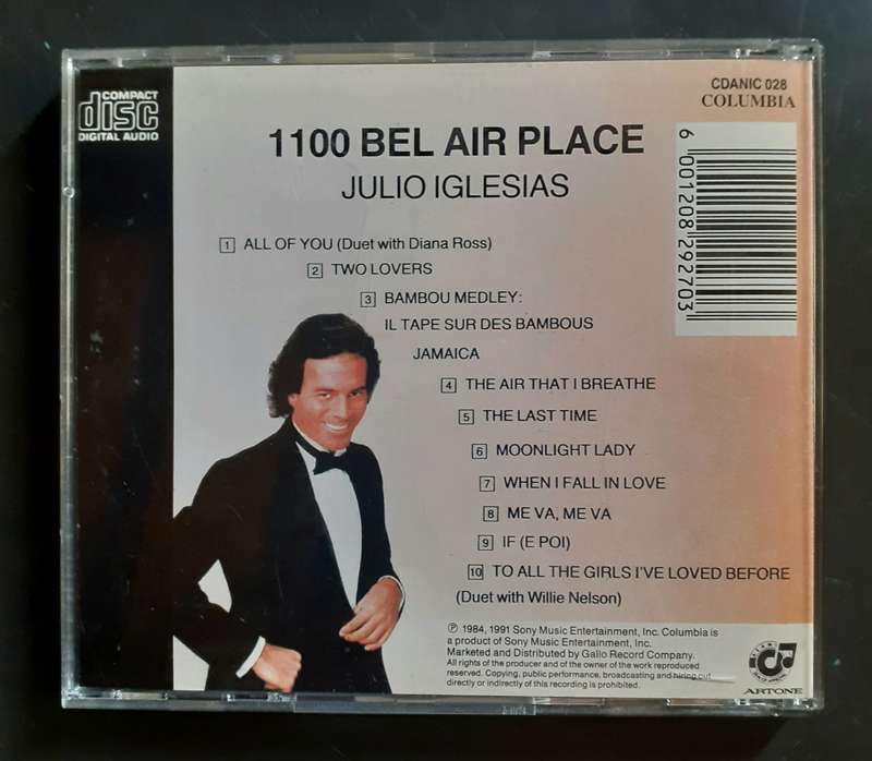 Julio Iglesias - 1100 Bel Air Place (CD)