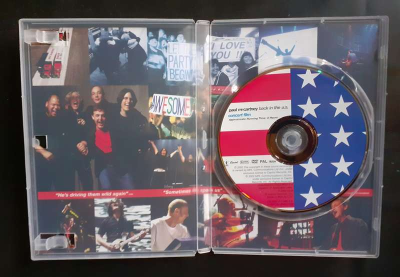 Paul McCartney Back in The US Concert Film (DVD)