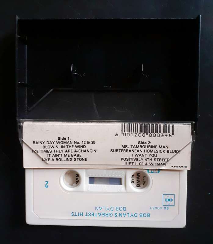Bob Dylan Greatest Hits Cassette Tape