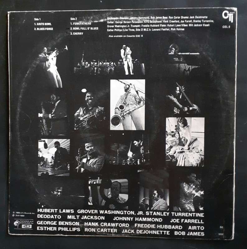 CTI All-Stars  CTI Summer Jazz Live at The Hollywood Bowl LP Vinyl Record