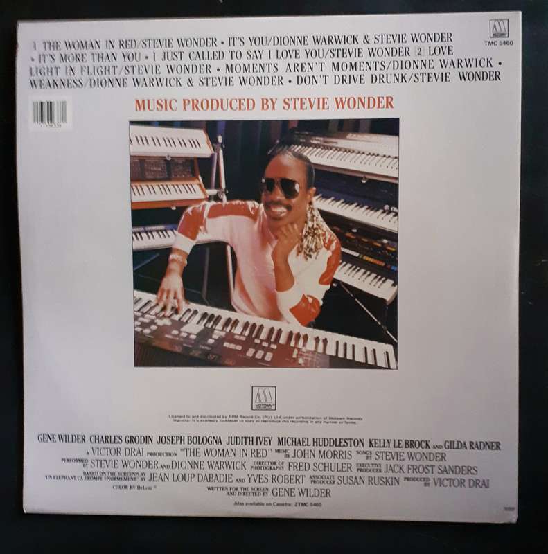The Woman In Red (Original Motion Picture Soundtrack) LP Vinyl Record