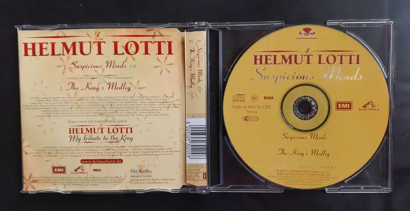 Helmut Lotti - Suspicious Minds (CD Single)