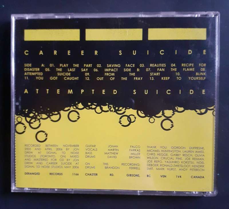 Career Suicide - Attempted Suicide (CD)