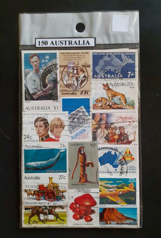 Australia - Collection of 150 Stamps - Fine Used