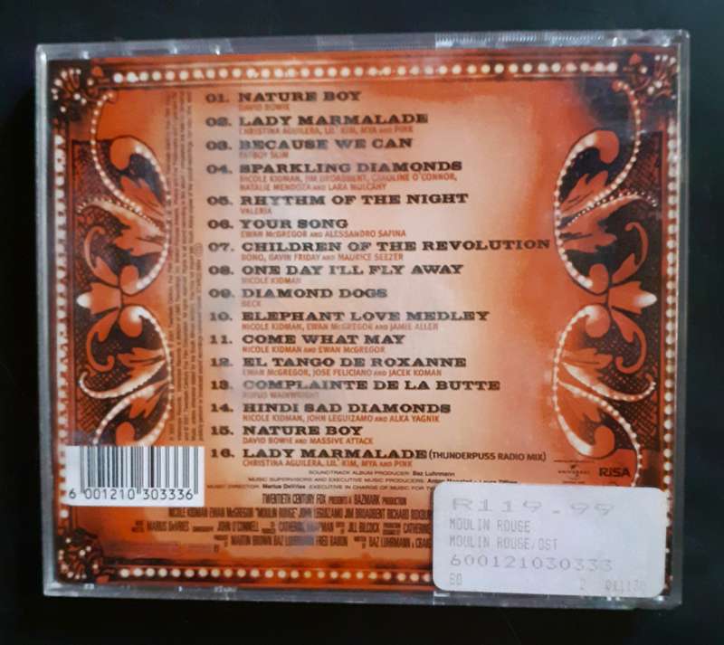 Moulin Rouge Soundtrack (CD)