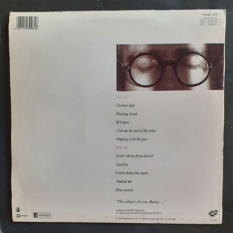 Elton John - Sleeping With The Past LP Vinyl Record