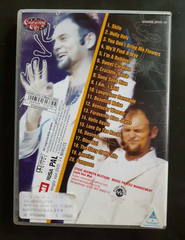 Steve Hofmeyer - A Beautiful Noise on A Hot August Night - Live at Carnival City (DVD)