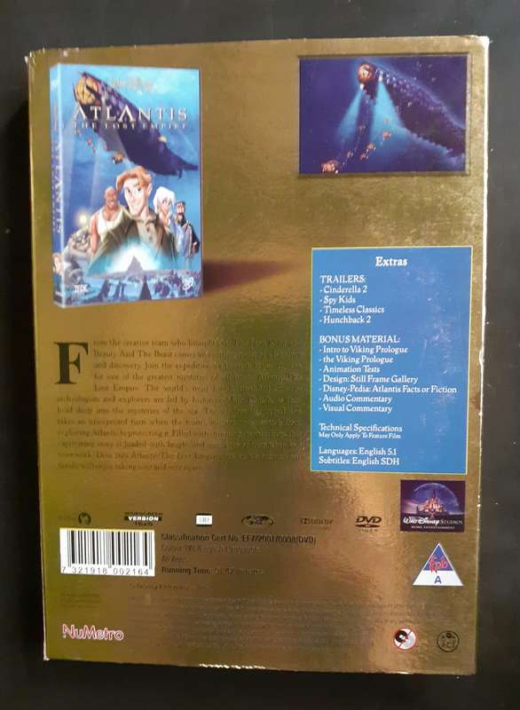 Atlantis The Lost Empire -Disney Gold Collection (DVD)