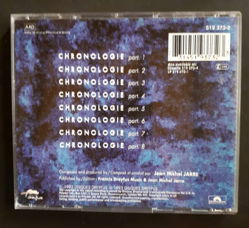 Jean Michel Jarre - Chronologie (CD)