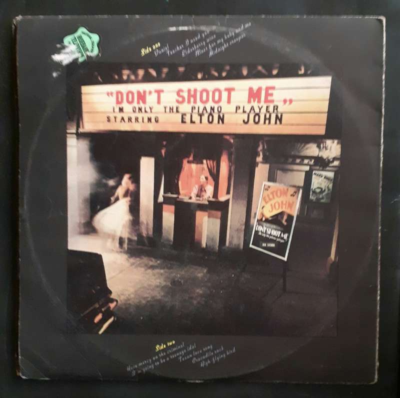 Elton John - Don't Shoot Me I'm Only The Piano Player LP Vinyl Record