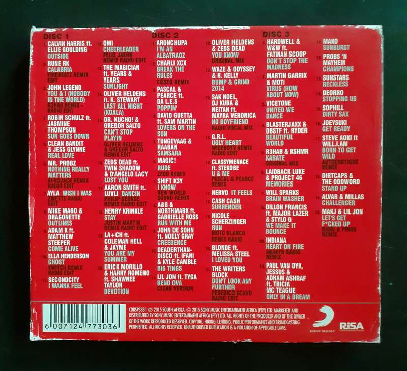 Dance Hits 2015 (3 CD Set)