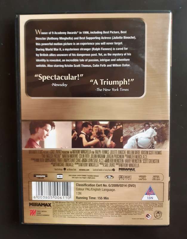 The English Patient (DVD)