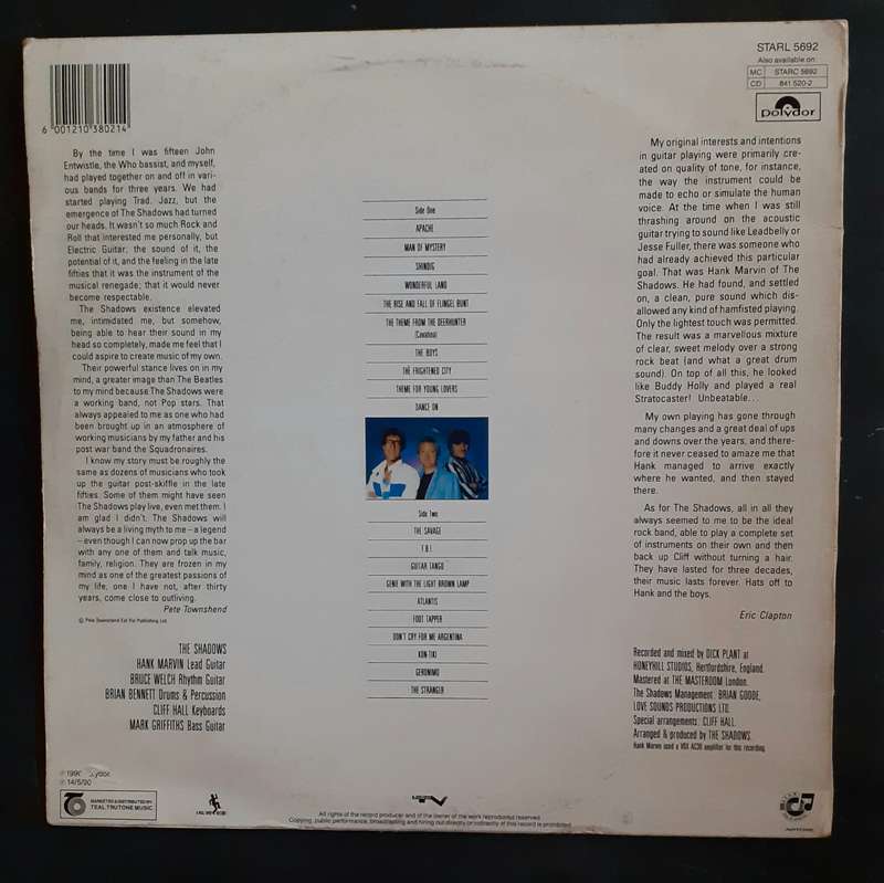 The Shadows - At Their Very Best LP Vinyl Record