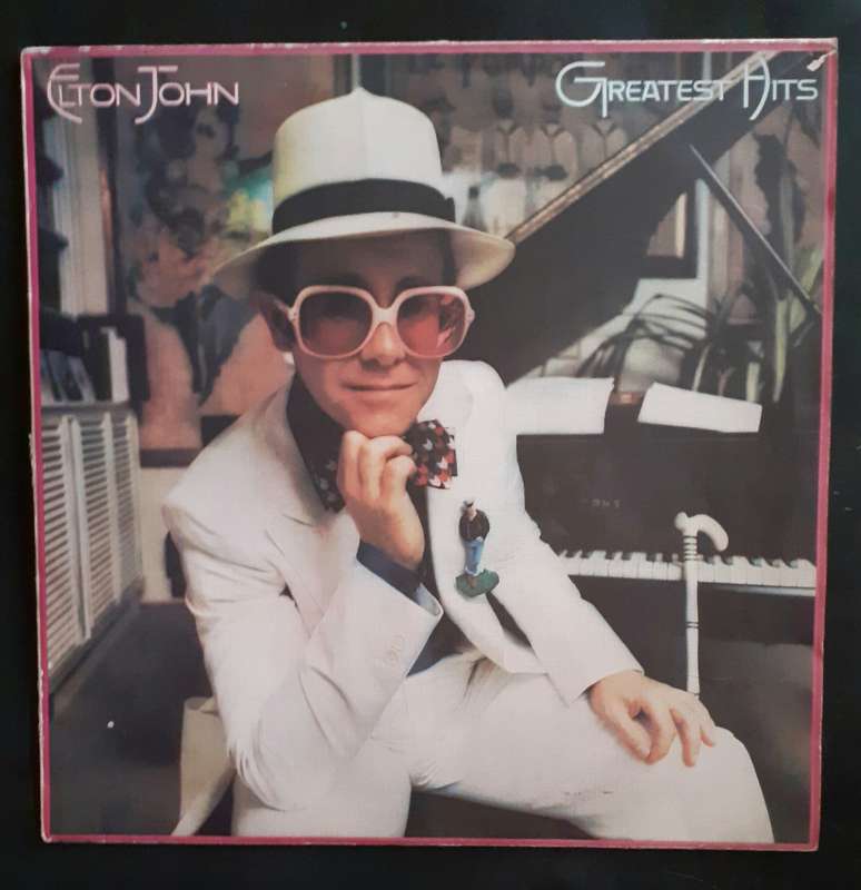 Elton John Greatest Hits LP Vinyl Record