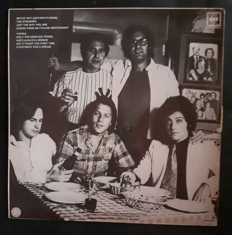 Billy Joel - The Stranger LP Vinyl Record