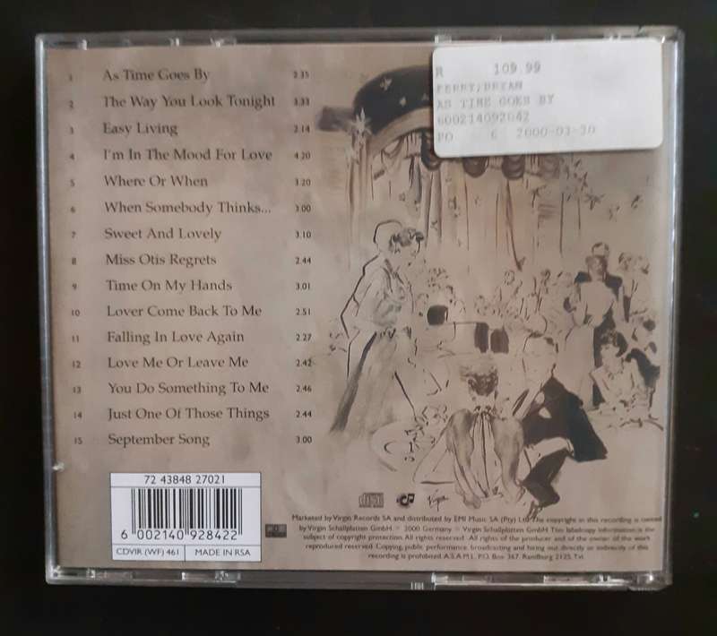 Bryan Ferry - As Time Goes By (CD)