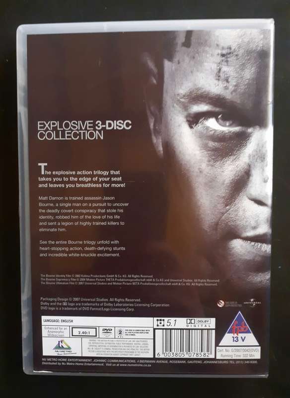 The Ultimate Bourne Collection (3 DVD Set)
