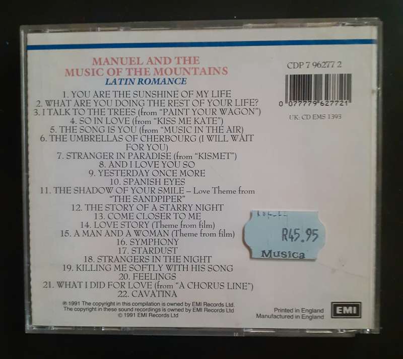 Manuel and The Music of The Mountains - Latin Romance (CD)