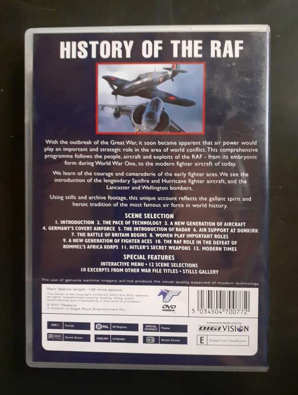History of The RAF - The Early Years . Modern Times (DVD)