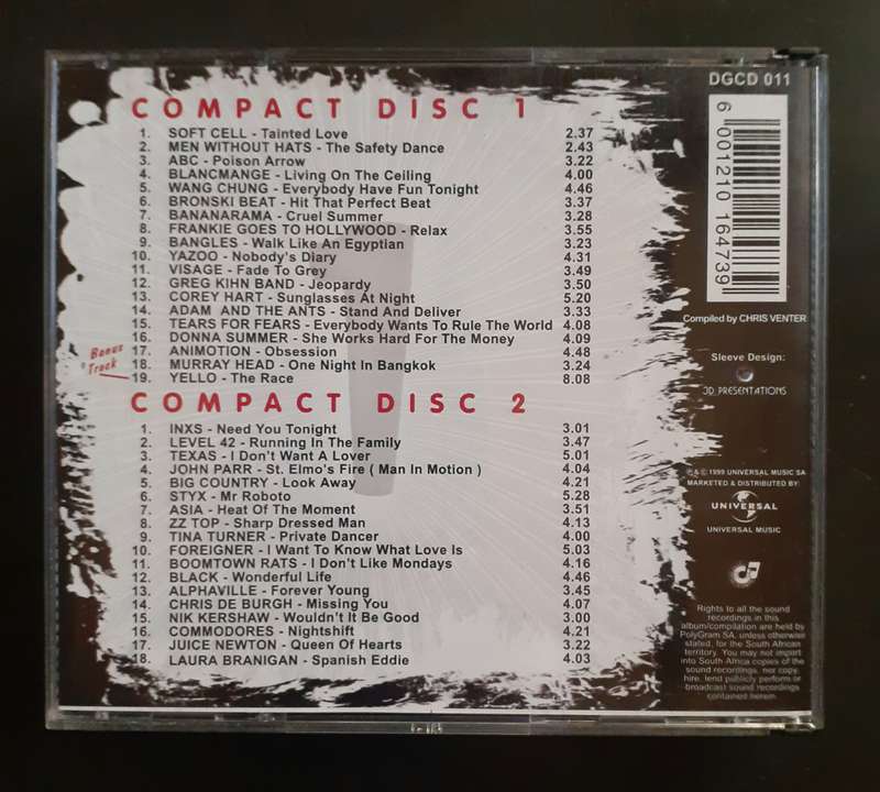 The No 1 80s Collection (2 CD Set)
