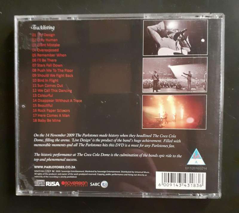 The Parlotones - Live Design (CD & DVD Set)