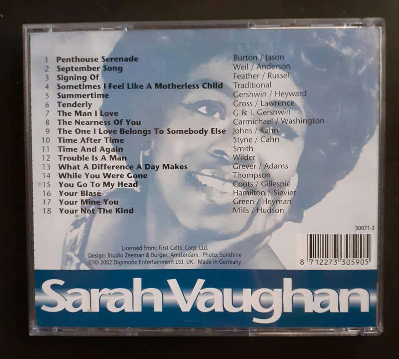 Sarah Vaughan - What A Difference A Day Makes (CD)