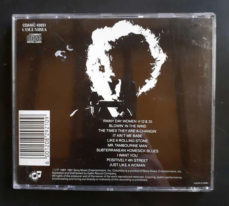 Bob Dylan Greatest Hits (CD)