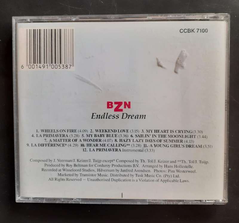 BZN - Endless Dream (CD)
