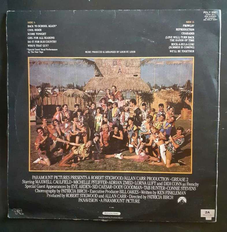 Grease 2 (Original Soundtrack) LP Vinyl Record