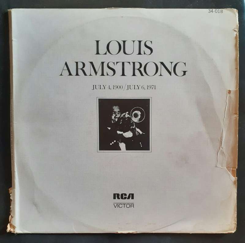 Louis Armstrong - July 4, 1900 - July 6, 1971 Double LP Vinyl Record Set